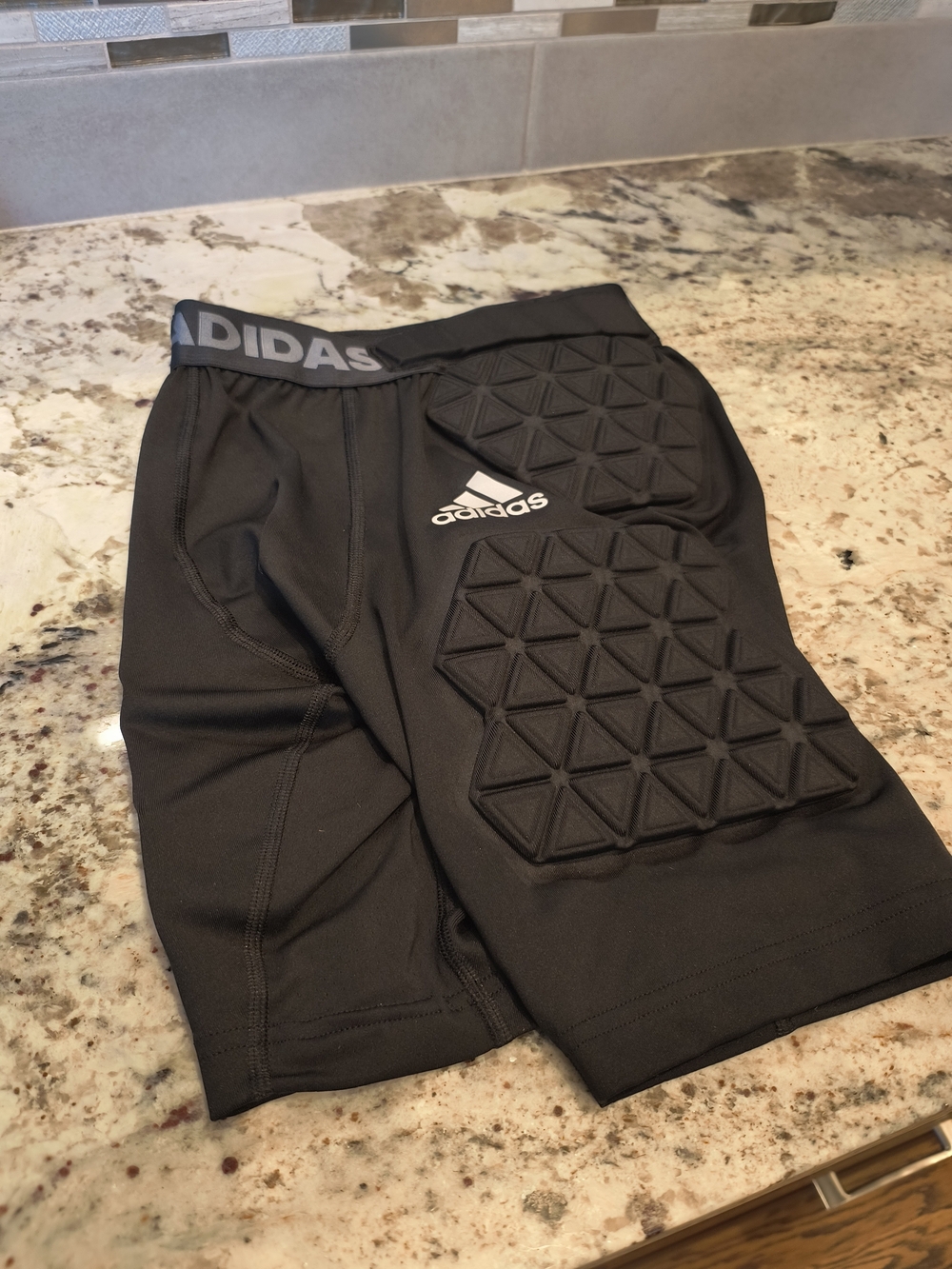 Adidas Climacool Men's S Football Padded Compression Shorts Black